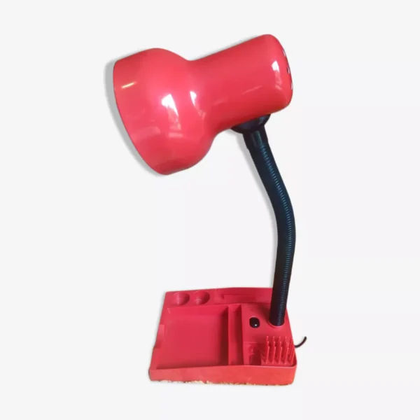 Lampe de bureau vintage années 80 (avec rangements)