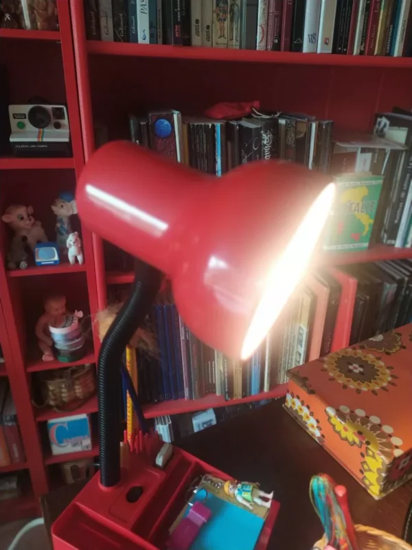 Lampe de bureau vintage années 80 (avec rangements) – Image 5