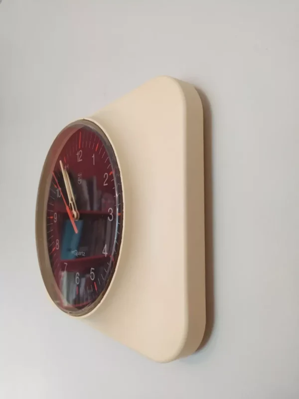Horloge murale plastique de marque Philips années 70 – Image 3