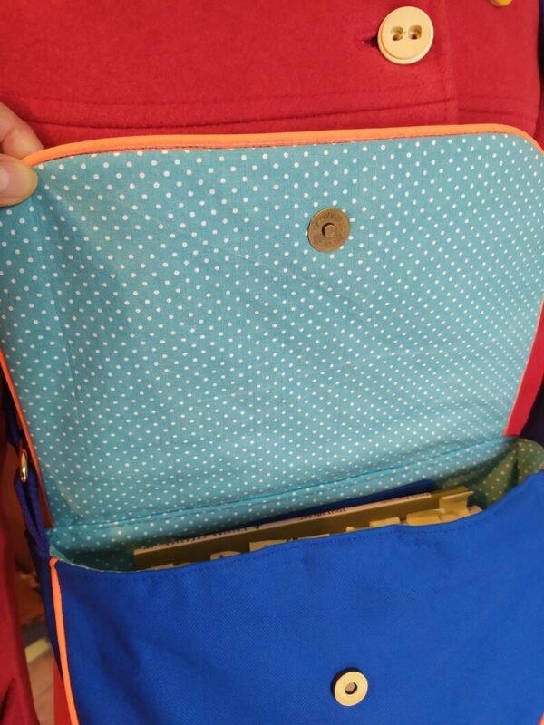 Sac Besace Barbara en tissu vintage et upcyclé – Image 9