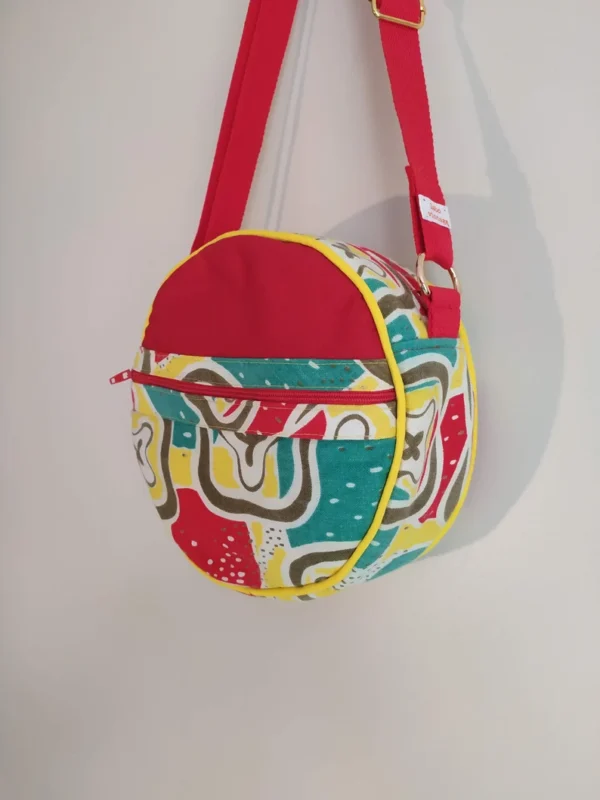 Sac à main Petula en tissu vintage et upcyclé – Image 9