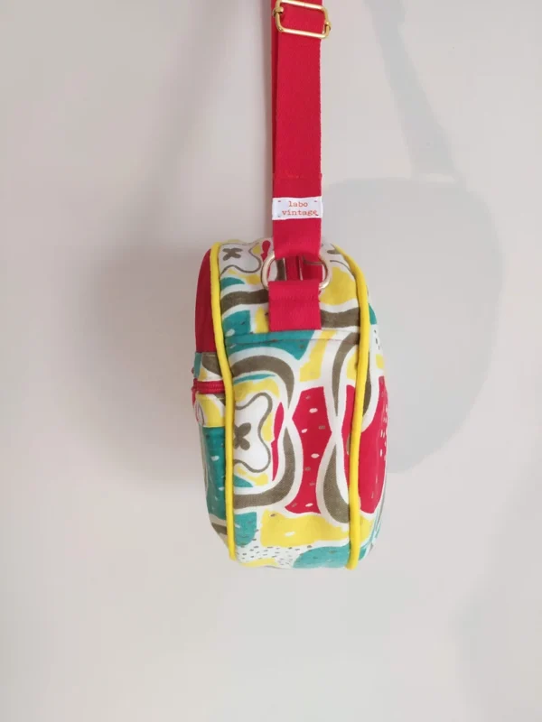 Sac à main Petula en tissu vintage et upcyclé – Image 8