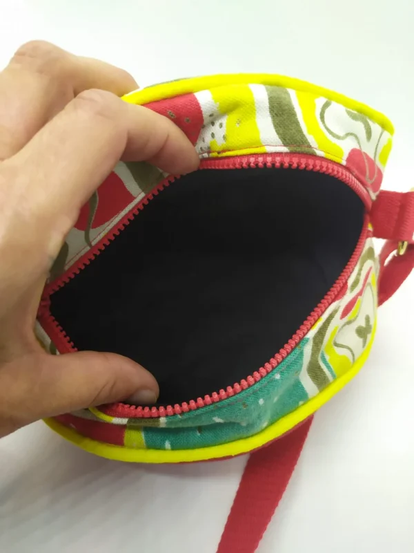 Sac à main Petula en tissu vintage et upcyclé – Image 6