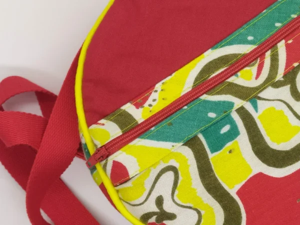 Sac à main Petula en tissu vintage et upcyclé – Image 3