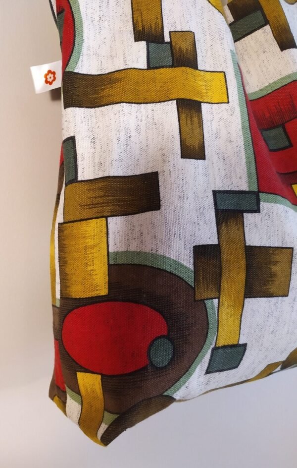 Grand sac Sandie en tissu vintage et upcyclé – Image 4