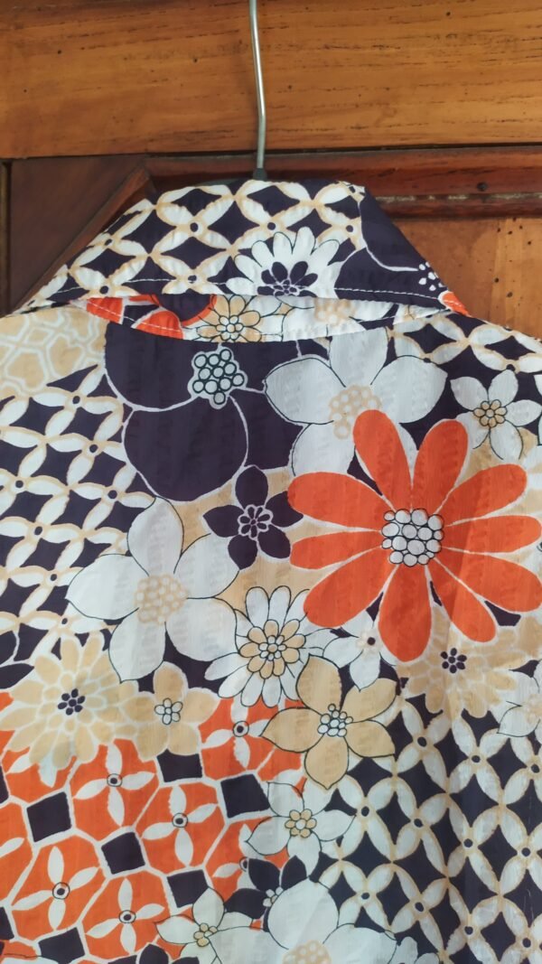 Chemisier vintage imprimé floral – Image 6