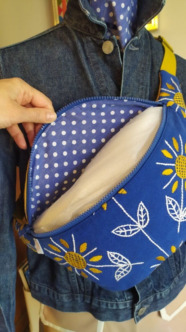 Sac banane Elsa en napperon vintage upcyclé – Image 19