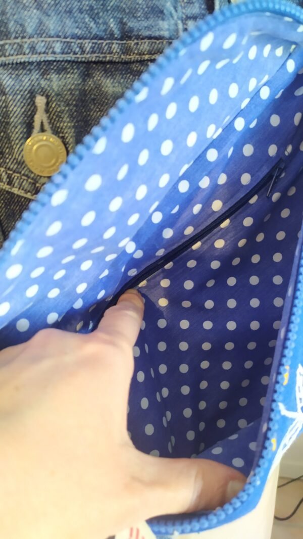 Sac banane Elsa en napperon vintage upcyclé – Image 7
