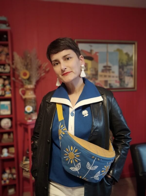 Sac banane Elsa en napperon vintage upcyclé – Image 22
