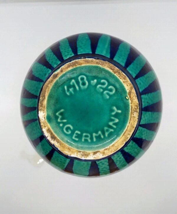 Vase Scheurich bleu années 70 – Image 3