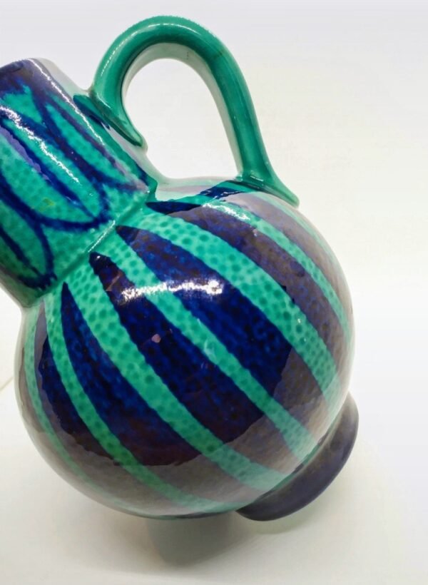 Vase Scheurich bleu années 70 – Image 9