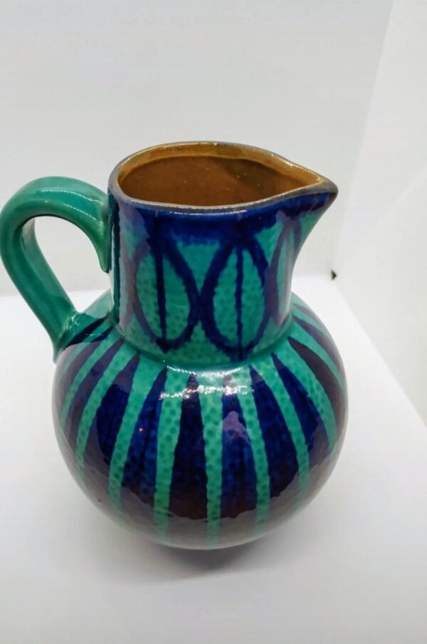 Vase Scheurich bleu années 70 – Image 8