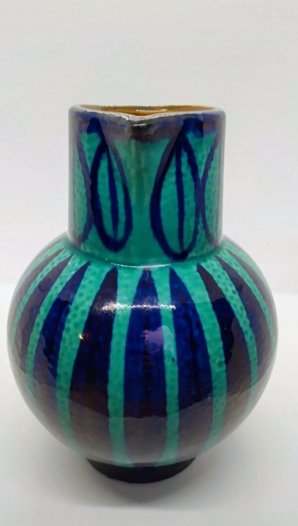 Vase Scheurich bleu années 70 – Image 4