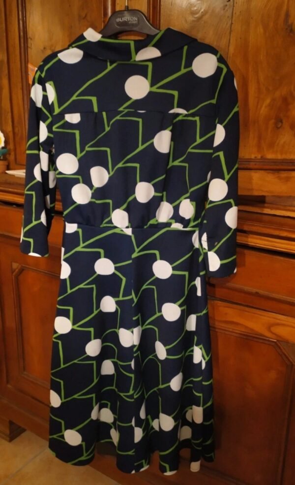 Robe vintage aux motifs géométriques – Image 5