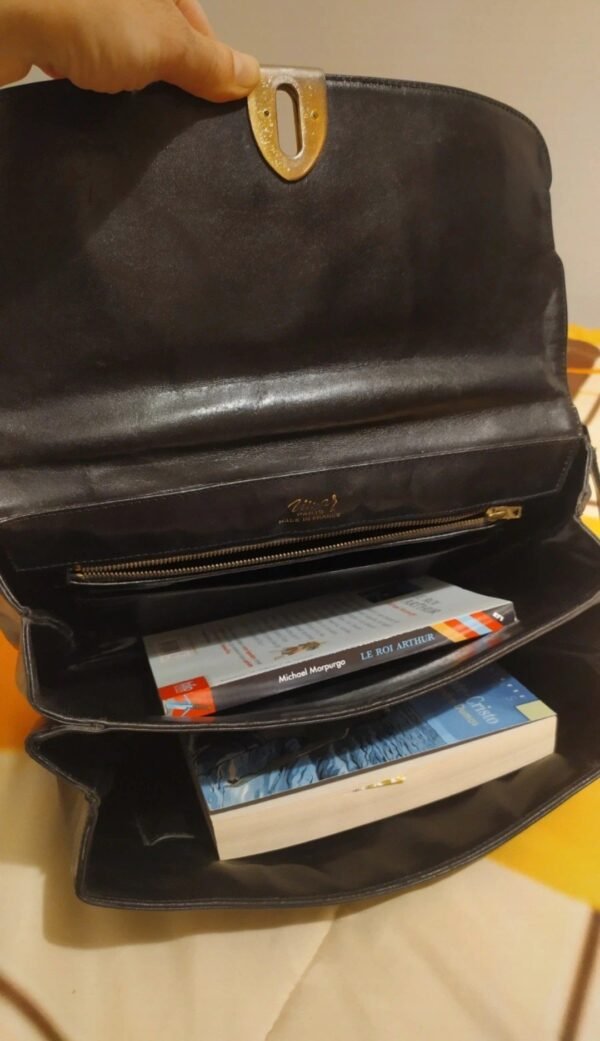 Sac noir en cuir VIMAR – Image 8