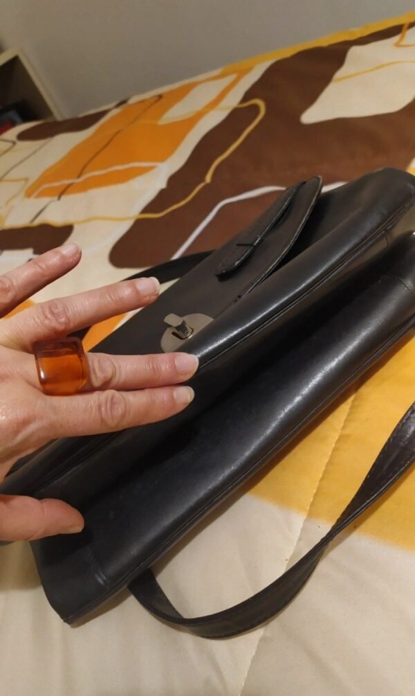 Sac noir en cuir VIMAR – Image 13