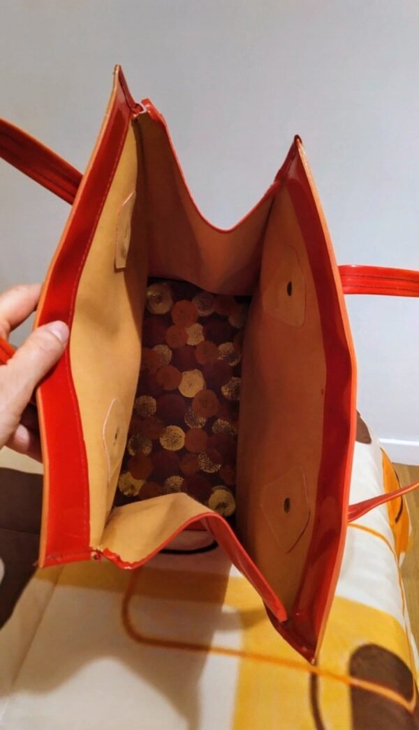 Sac en vinyle avec pochette extérieure – Image 10