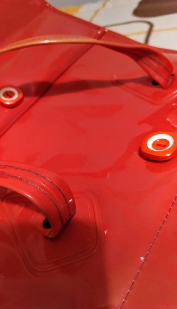 Sac en vinyle avec pochette extérieure – Image 9