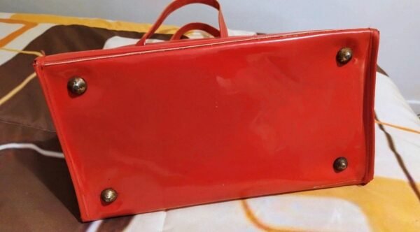 Sac en vinyle avec pochette extérieure – Image 3