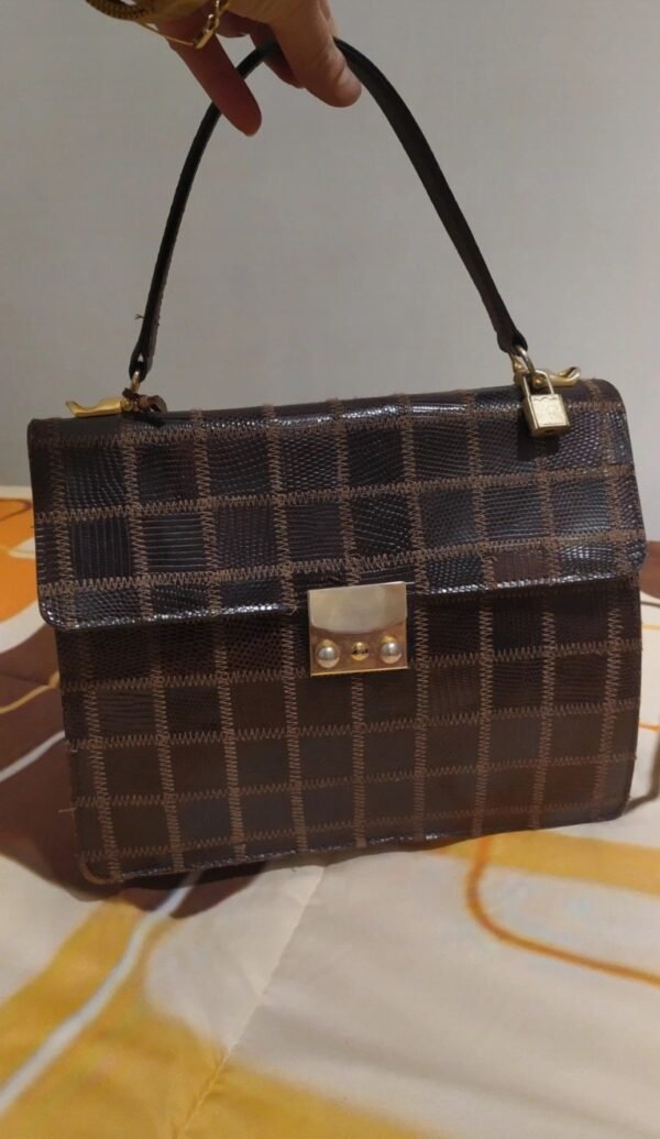 Sac vintage chic à serrure