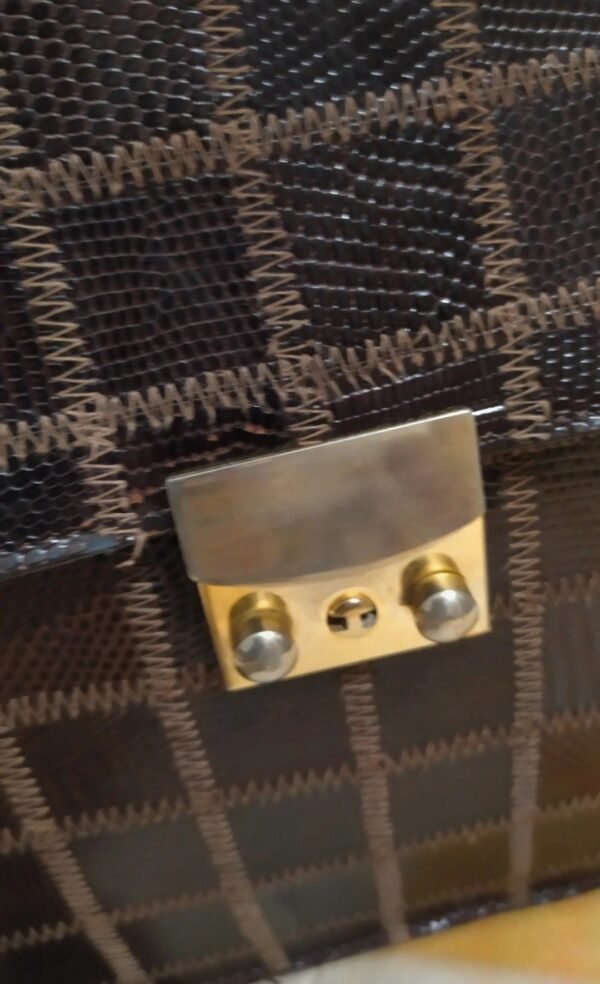 Sac vintage chic à serrure – Image 4