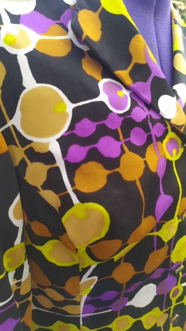 Robe de couturière imprimé abstrait vintage – Image 5