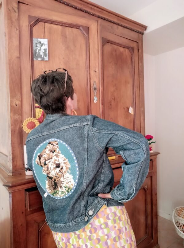 Veste en jean au canevas Yorkshire – Image 7