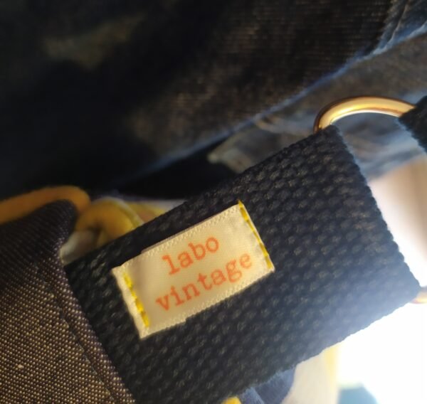 Sac besace Audrey 
en tissu vintage et upcyclé – Image 8