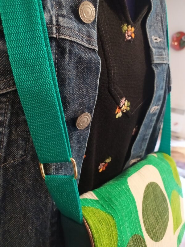 Pochette XL Aline en tissu vintage et upcyclé – Image 23