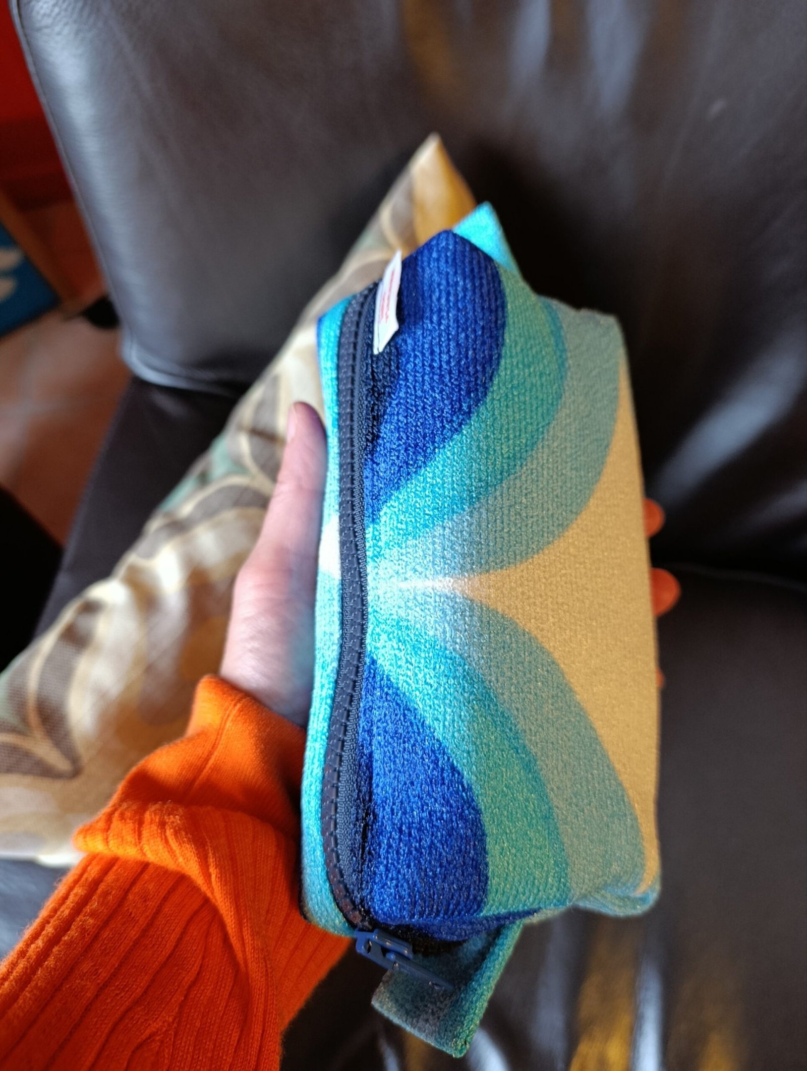 Trousse Tina en tissu des années 70 – Image 10