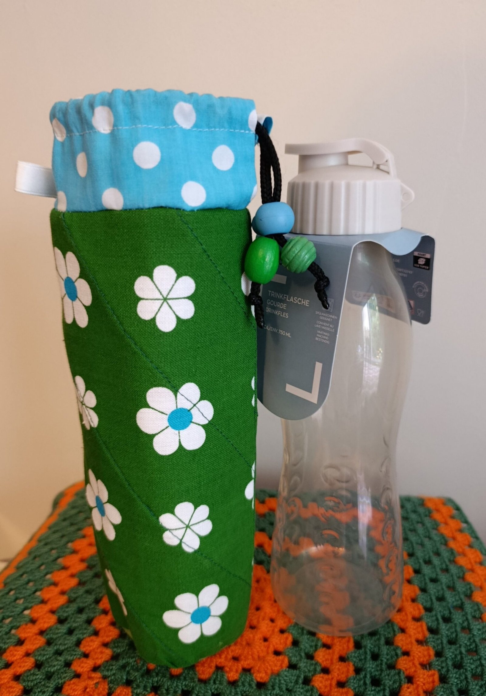 Housse de gourde Jane en tissu vintage